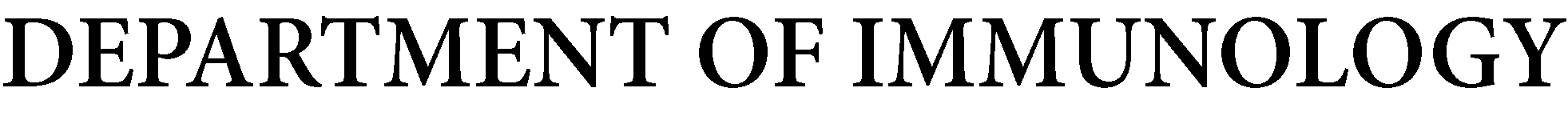 Dept Immunology logo